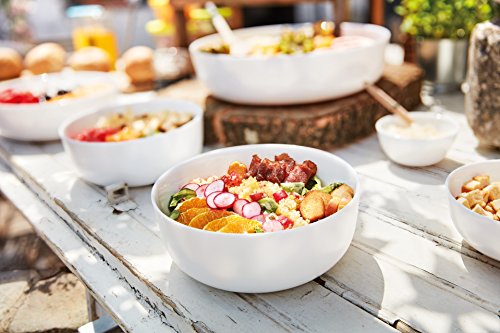Luminarc Diwali - Fuente de servir Smart Cocina Diwali (cristal innovador, ligera y extrarresistente, fácil de limpiar, apta para horno hasta 250 ºC, fabricado en Francia)