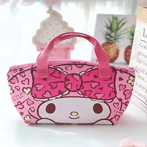 Lunch Bag,waterproof Lovely Canvas Lunch Box For Women Kids Girls Adults D 30x19x11cm