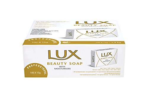 Lux Professional 7508516 - Jabón de manos para hoteles y habitaciones de invitados, 100 x 15 g