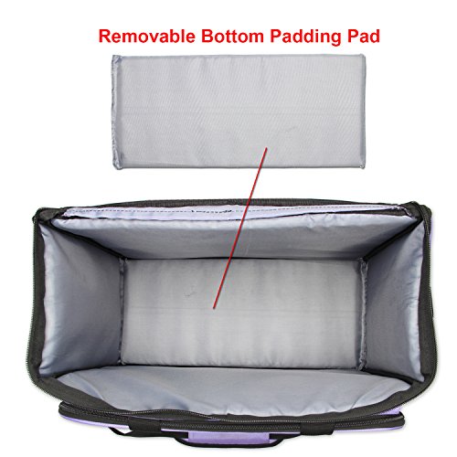 Luxja Bolsa para Máquina de Coser, Funda Maquina de Coser, Maleta Maquina Coser Organizador de Accesorios de Tejer (No Incluido Accesorios)