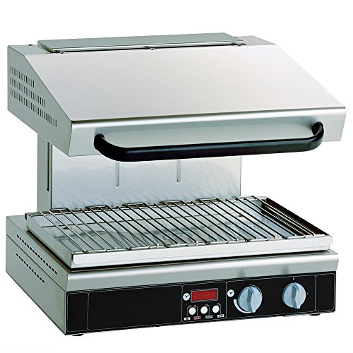 Macfrin 4317 Gratinador de Cabezal Móvil Con 1 Parrilla de 54 X 36,5 cm Eléctrico