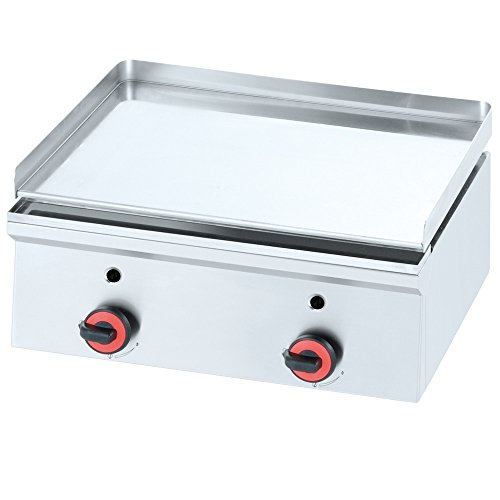 Macfrin 4443 Plancha Rápida de Cromo Duro a Gas 60X45