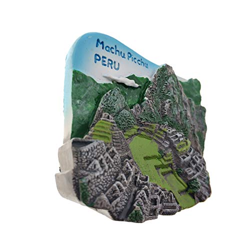 Machu Picchu Peru Imanes de Nevera City Travel Souvenir para artesanías de Resina 3D Regalos Decoración de Cocina Accesorios Colección magnética