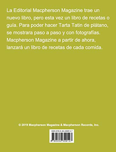 Macpherson Magazine Chef's - Receta Tarta Tatin de plátano