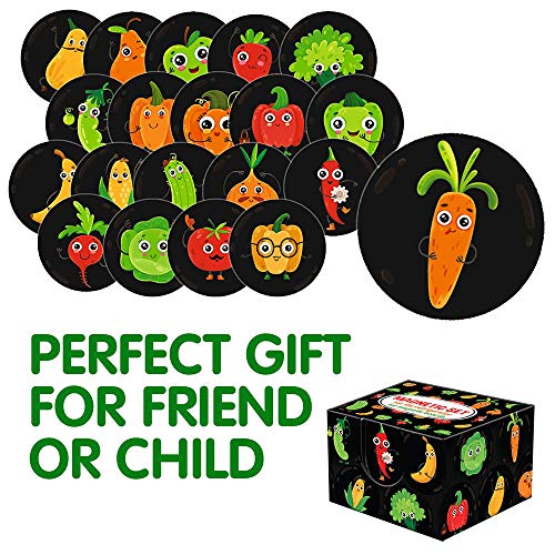 MAGDUM 20 imanes Cocina Refrigerador Frutas&Verduras-Imán de Pizarra,Imán de Nevera,Oficina-Decorativa para Hogar,Cocina,Escuela-Emoji Imán Nevera&Pizarra-Juegos Educativo para niños