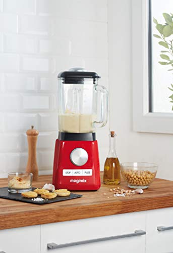 Magimix 11613 Batidora de vaso 1.8L 1200W Rojo - Licuadora (Batidora de vaso, 1,8 L, Rojo, 1200 W)