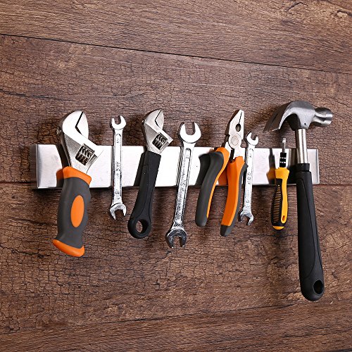 Magnética para Cuchillos 40CM Barra magnética para Cuchillos El Soporte magnético de Cuchillos Soporte para Cuchillos sujeción Ultra Fuerte y fácil Montaje（16 Inches）