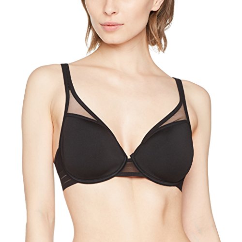 Maison Lejaby NUFIT Sujetador, Noir (Noir 04), 75B (Tallas De Fabricante:90B) para Mujer