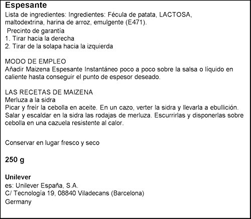 Maizena - Espesante Instant 250 g