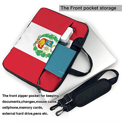 Maletín de Negocios con Funda para portátil con Bandera de Perú