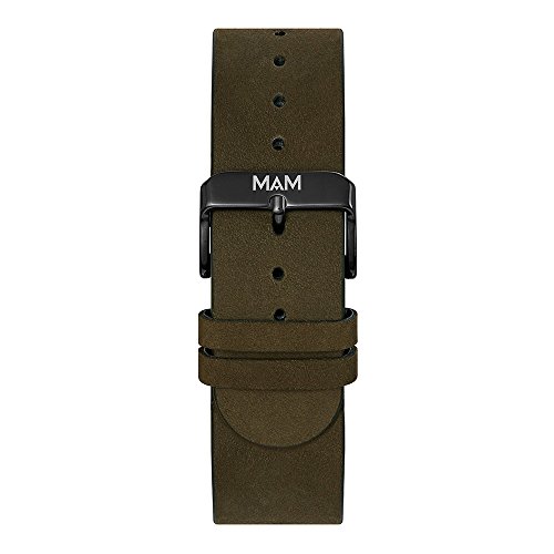 MAM Originals · Quail Green | Reloj de Hombre | Diseño Minimalista | Reloj de Madera de bambú sostenible