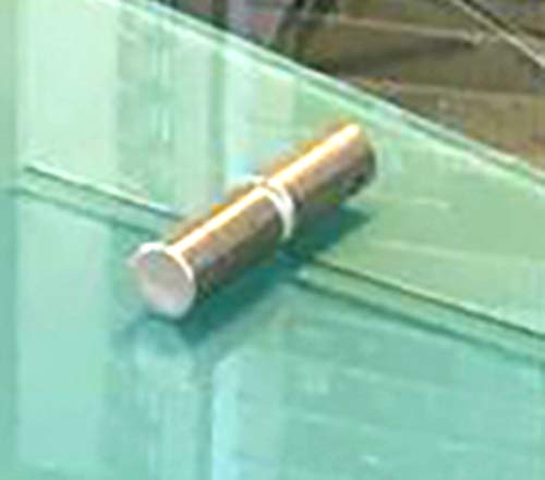 Mampara Pantalla PROTECCION Mostrador CRISTAL de SEGURIDAD - 【HIGIENE y DESINFECCIÓN】 - Vidrio templado 6 mm - Varias Medidas - 120 ancho x 80 altura (ventana 50x20)