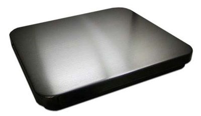 mancelboutique Báscula de Plataforma Industrial con Bandeja Acero Inoxidable, 35,5 x 40,5 cm, Capacidad: 60 kg, Lectura: 20 g