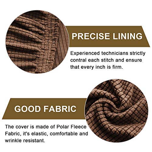 ManMengJi Fundas para Sillas de Comedor Elásticas 1/4 Piezas, Fácil de Limpiar Desmontables Protectoras para sillas, para Hotel, Decor Restaurante, Boda Moderna