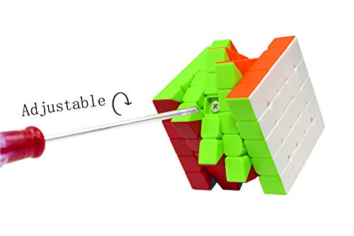 Maomaoyu Cubo Magico 5x5 5x5x5 Original Puzzle Cubo de la Velocidad Niños Juguetes Educativos, Stickerless