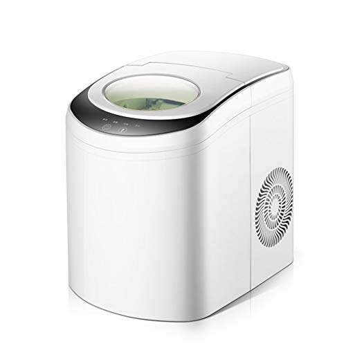 Maquina de hielo HLF- Máquina para Hacer Hielo multifunción doméstica, S/L Dos tamaños 15 kg Hielo Las 24 Horas, Pantalla LED de 2,2 l de Capacidad, Bar/Cocina/cafetería