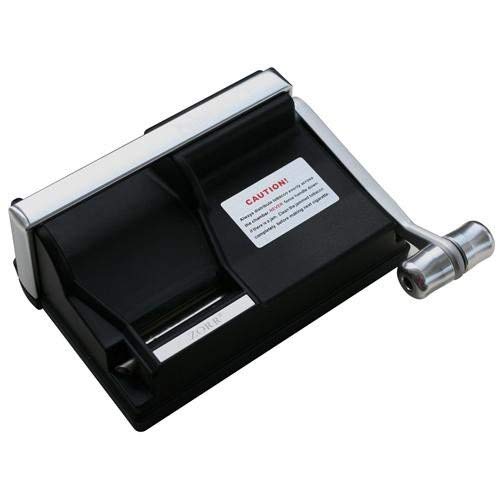 Máquina de Liar Cigarrillos, de plástico, Color Negro, 25 cm x 15 cm x 10 cm, de la Marca MM