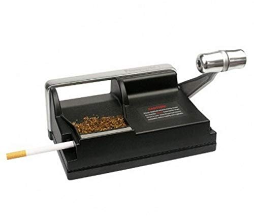 Máquina de Liar Cigarrillos, de plástico, Color Negro, 25 cm x 15 cm x 10 cm, de la Marca MM