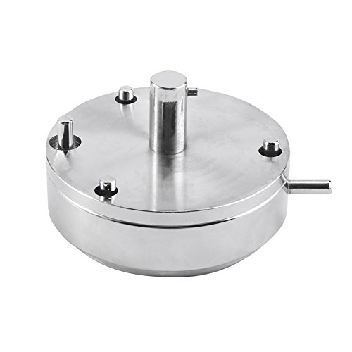 Máquina para Fabricar Botones, 58mm Máquina de la Prensa del Punzón de la Insignia del Fabricante del Botón con 1000 piezas Cortador del Círculo