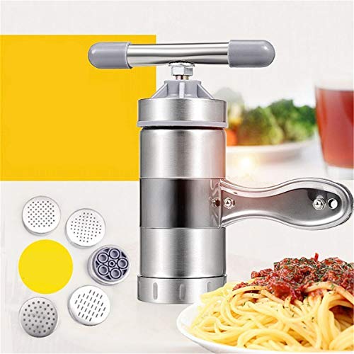 Máquinas para Pasta Manuales, FantasyDay Máquina de Cortador de Pasta de Acero Inoxidable, Maquina Hacer Pasta Fresca Para Casa Cocina Fabrica, Fideos, Tagliatelle, Lasaña, Espaguetis - Noodle Maker