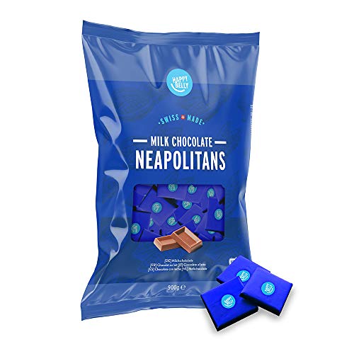 Marca Amazon - Happy Belly Neapolitains Chocolate con leche 900g