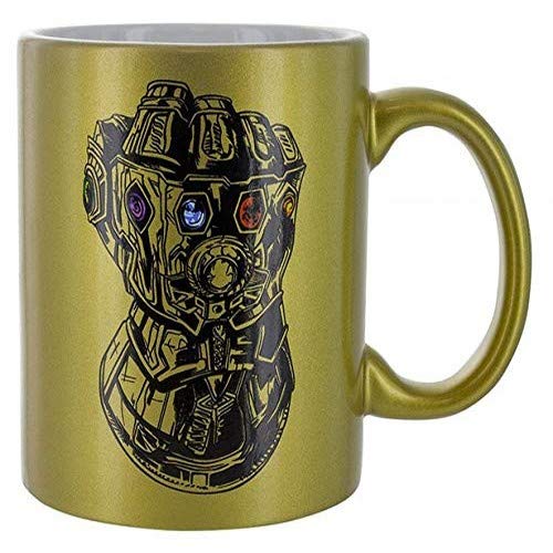 Marvel Avengers infinity Guerra infinity Gauntlet taza, cerámica, otros, 10 x 11 x 11 cm)