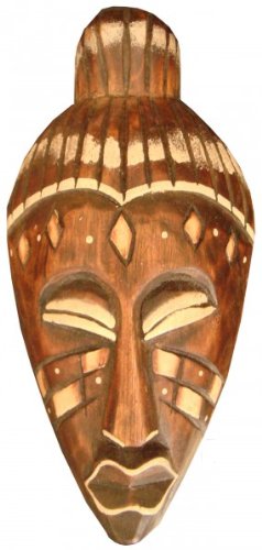Máscara decorativa (20 cm, madera)