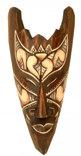 Máscara decorativa (20 cm, madera)