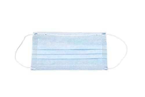 Mascarilla proteccion facial de 3 capas, paquete de 50 piezas
