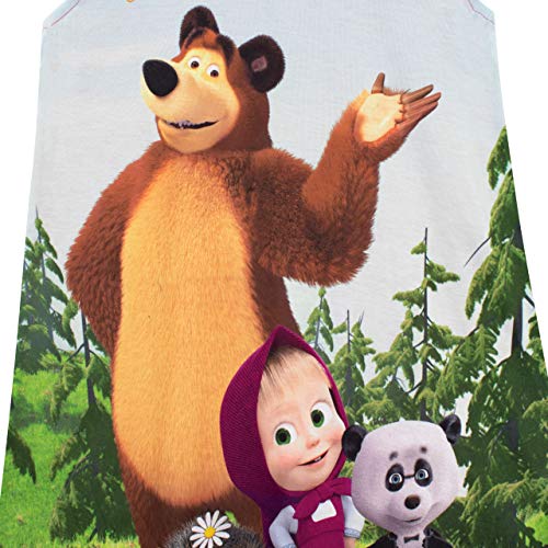 Masha and the Bear Camisón para Niñas Masha y el Oso Multicolor 4-5 Años