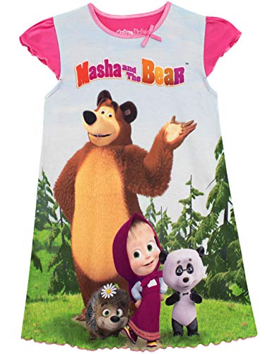 Masha and the Bear Camisón para Niñas Masha y el Oso Multicolor 4-5 Años