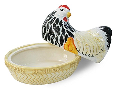 Mason Cash Madre Chip Resistente gallina Nido Huevos Almacenamiento, Multicolor,