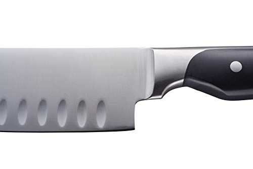 MasterChef Classic - Cuchillo Santoku (acero alemán, 17,5 cm)
