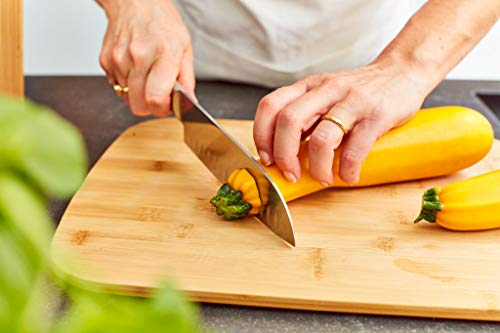 MasterChef Classic - Cuchillo Santoku (acero alemán, 17,5 cm)