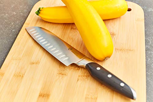 MasterChef Classic - Cuchillo Santoku (acero alemán, 17,5 cm)