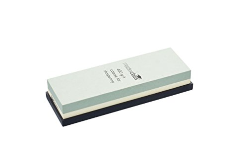 masterclass Kitchen Craft KCMCWHET - Piedra afiladora de Doble Cara, 18 cm
