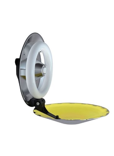 Matainsectos decorativos - Aura(TM) - 22 vatios, Couleur:Acier inoxydable