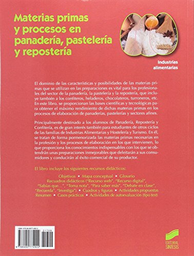 Materias primas y procesos en panadería, pastelería y repostería: 9 (Industrias alimentarias)