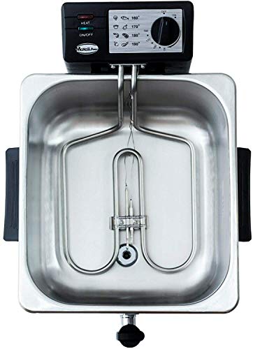 Maxell Power CE FREIDORA ELECTRICA 8L Acero Inoxidable 3000W Ventana Grifo Extractor Profesional