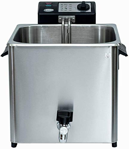 Maxell Power CE FREIDORA ELECTRICA 8L Acero Inoxidable 3000W Ventana Grifo Extractor Profesional