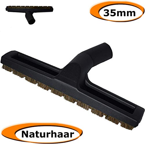 maxorado Boquilla de aspirador profesional parqué laminado Madera Boquilla para suelos para aspiradora crin 35 mm ZB para AEG EIO Fakir Kärcher