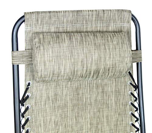 Mediawavestore 485323 Silla Tumbona Grigio EVERTOP GRAVITà Zero reclinable