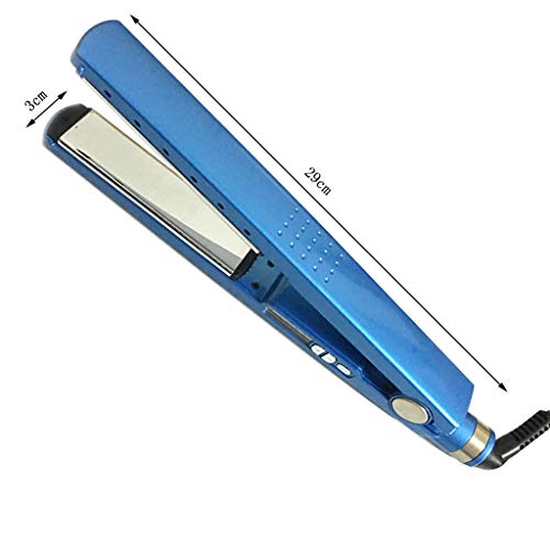 Meen Rizador de Cabello Versión Estrecha de Nano Titanium Hair Straightener Control de Temperatura Comercio Exterior Straight Hair Splint-Blue