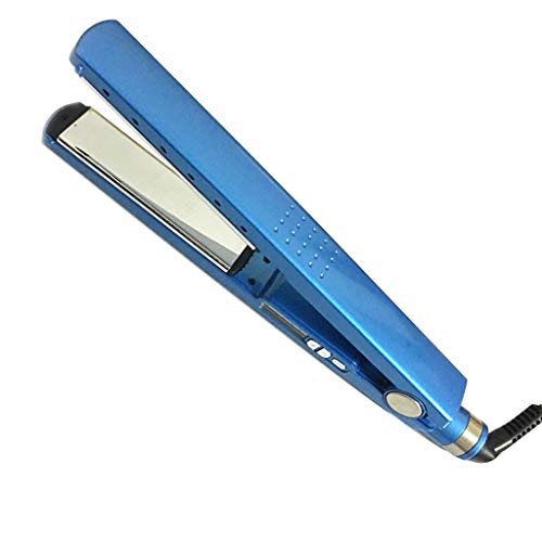 Meen Rizador de Cabello Versión Estrecha de Nano Titanium Hair Straightener Control de Temperatura Comercio Exterior Straight Hair Splint-Blue