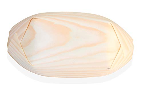 MEGYAR Platos de Bambú Ecológico en Forma de Bote para Catering – Paquete de 50 Platos Desechables Incluye 50 Tenedores de Madera Natural Resistentes y Fuertes