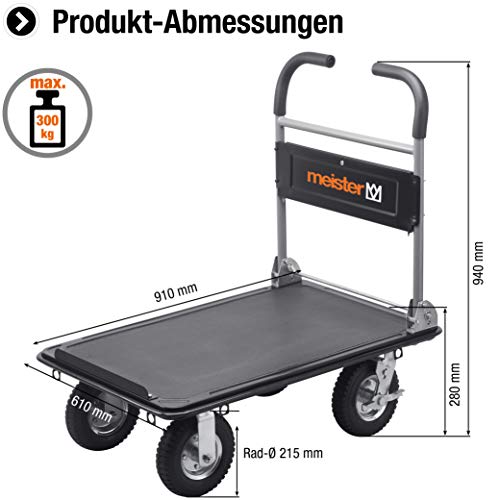 'Meister Plataforma carro"cross-over 300 kg, plegable, 8985700