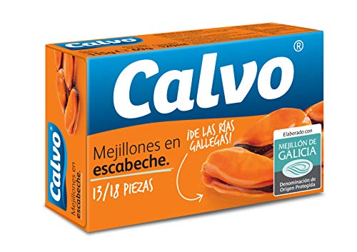 Mejillones 13/18 calvo, esc.115gr. - [pack de 5]