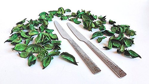 Menax - Cuberteria Italiana de Acero Inoxidable Modelo"Oslo" - Set de 24 Piezas