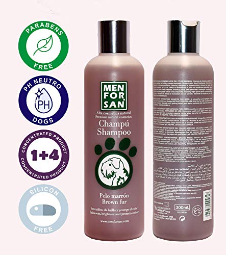 MENFORSAN Champú Perros Pelo Marrón - 300ml