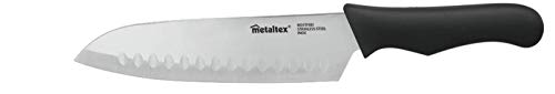 Metaltex 25.81.53 Santoku - Cuchillo de chef, 30 cm, acero inoxidable